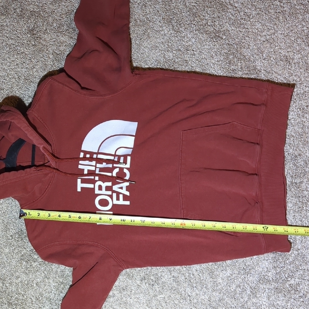 The North Face Men's Maroon Hoodie - Picture 6 of 9